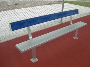 aluminum bleacher bench