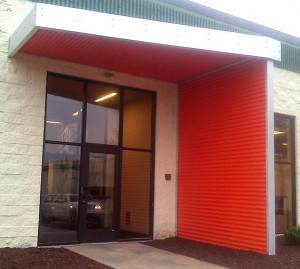 metal entryway canopy