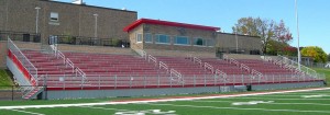 brick bleachers stadium seating